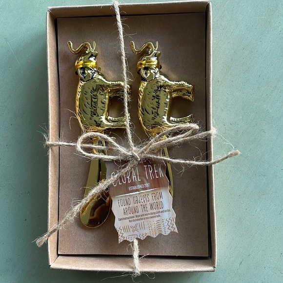 Gold Elephant Cheese Spreaders - Picture 1 of 3